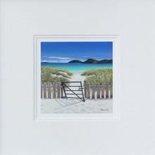 Scottish Seascapes mounted print Vatersay Gate - Made in the UK
