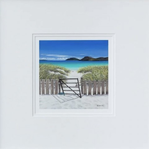 Scottish Seascapes mounted print Vatersay Gate - Made in the UK