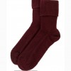 Scottish Cashmere Bedsocks - Damson