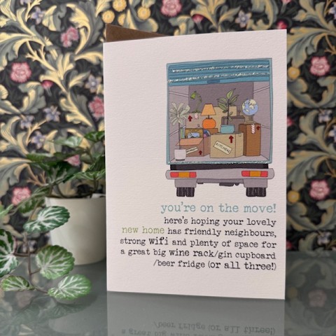 New home card - You're on the move! New home card - You're on the move!