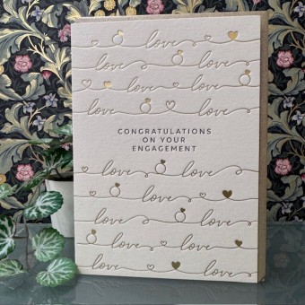 Engagement card - Congratulations on your engagement