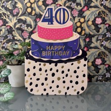 Birthday card 40 - 40 Happy birthday