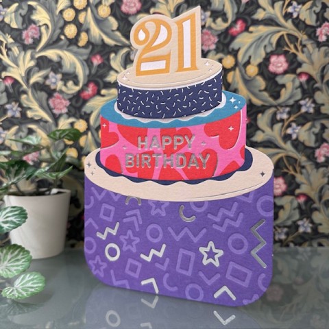 Birthday card 21 - 21 Happy Birthday