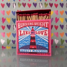 Luxury Matches Made in the UK - Burning bright, like my love