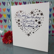 Birthday card husband - Happy birthday to my lovely husband