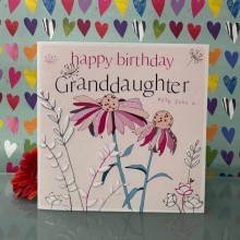 Birthday card Granddaughter - Happy birthday Granddaughter with love