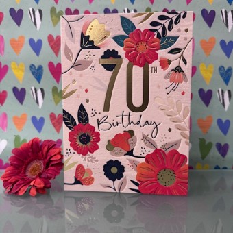Birthday card 70 - 70th birthday