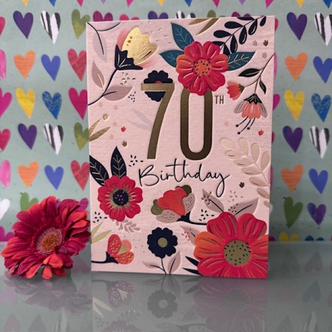 Birthday card 70 - 70th birthday