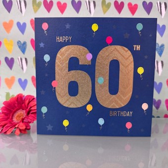 Birthday card 60 - Happy 60th birthday