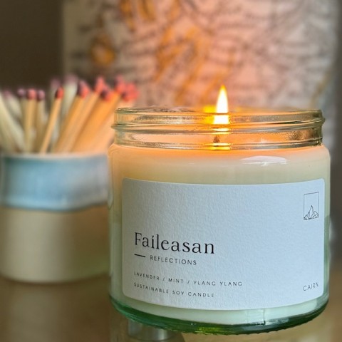 Gaelic Soy Candle - Faileasan (reflections) Gaelic Soy Candle - Faileasan (reflections)
