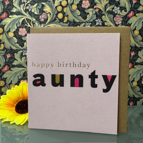 Birthday card Aunty - Happy birthday aunty Birthday card Aunty - Happy birthday aunty