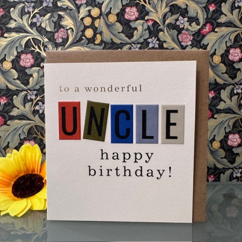 Birthday card Uncle - To a wonderful Uncle, happy birthday! Birthday card Uncle - To a wonderful Uncle, happy birthday!