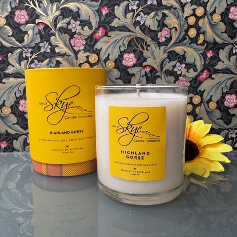 Isle of Skye Candle Company - Highland Gorse glass jar candle Isle of Skye Candle Company - Highland Gorse glass jar candle