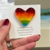 Rainbow Pocket Heart - Made in Scotland 