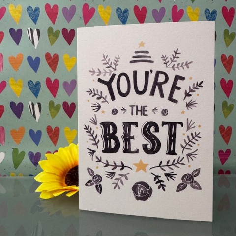 Blank card - You're the best Blank card - You're the best