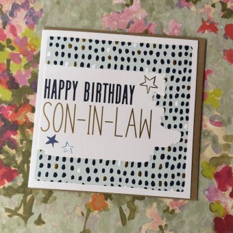 Birthday card Son-in-law - Happy birthday Son-in-Law
