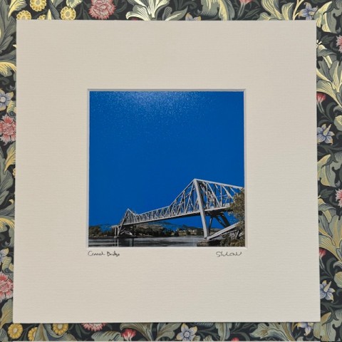 Connel Bridge mounted print - Made in Scotland