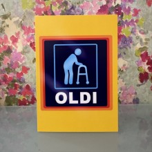 Birthday card - Oldi