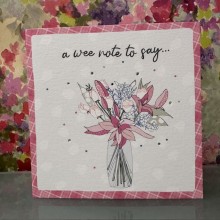 Blank card - A wee note to say...