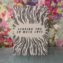 Blank card - Sending you so much love