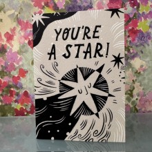 Blank card - You're a star!