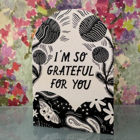 Blank card - I'm so grateful for you Blank card - I'm so grateful for you