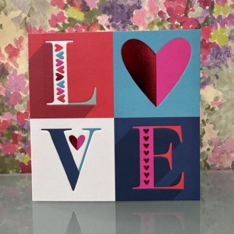 Blank card - LOVE Blank card - LOVE