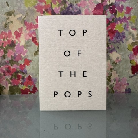 Father's Day card - Top of the Pops