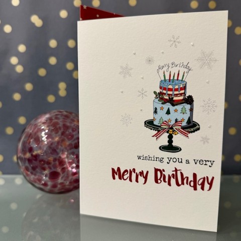 Birthday card - Wishing you a very Merry Birthday Birthday card - Wishing you a very Merry Birthday