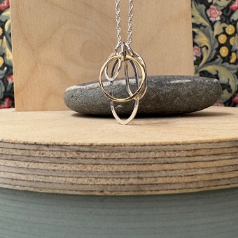 Handcrafted Scottish jewellery - Open Pebble Cluster Pendant