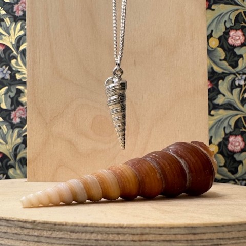 Handcrafted Scottish jewellery - Silver Tower Shell pendant Handcrafted Scottish jewellery - Silver Tower Shell pendant