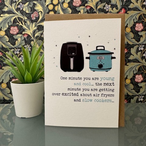 Birthday card - Slow cookers & air fryers