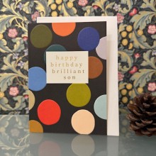 Birthday card Son - Happy birthday brilliant son