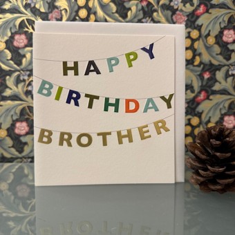 Birthday card Brother - Happy birthday brother