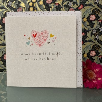 Birthday card wife - To my beautiful wife on her birthday