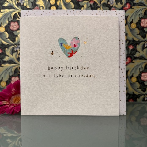 Birthday card Mum - Happy birthday to a fabulous mum