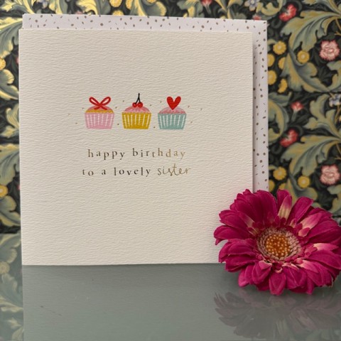 Birthday card Sister - Happy birthday to a lovely sister