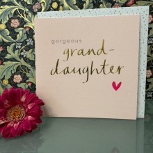 Birthday card Granddaughter - Gorgeous granddaughter