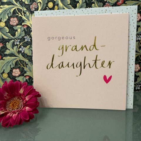 Birthday card Granddaughter - Gorgeous granddaughter