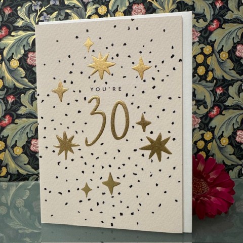 Birthday card 30 - You're 30