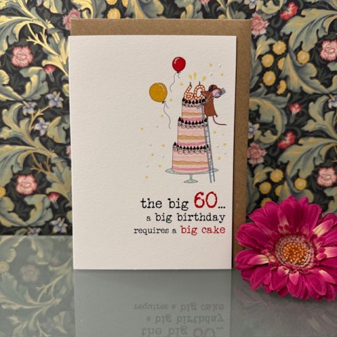 Birthday card 60 - Sixty