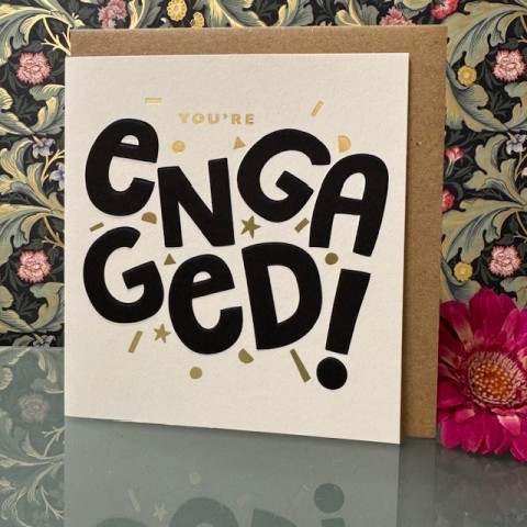 Engagement card - You're engaged! Engagement card - You're engaged!