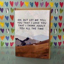 Blank card - Let me tell you.. (Caledonia) 