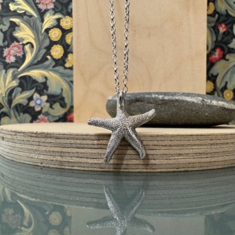 Handcrafted Scottish jewellery - Silver Starfish pendant